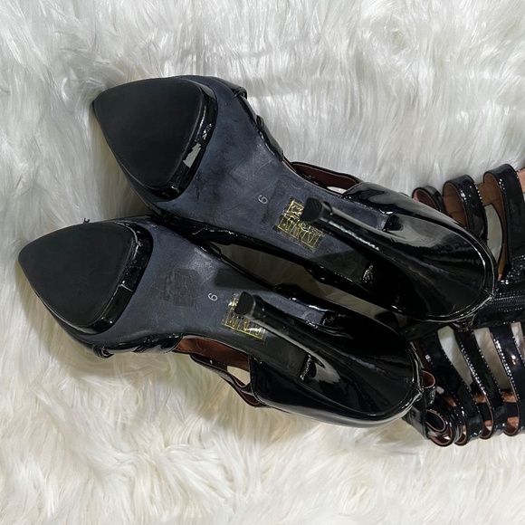 Rare [Jeffrey Campbell] Black < Don't Ask > Tall Cut Out Zip High Heel Boots | 6 - Picture 11 of 16